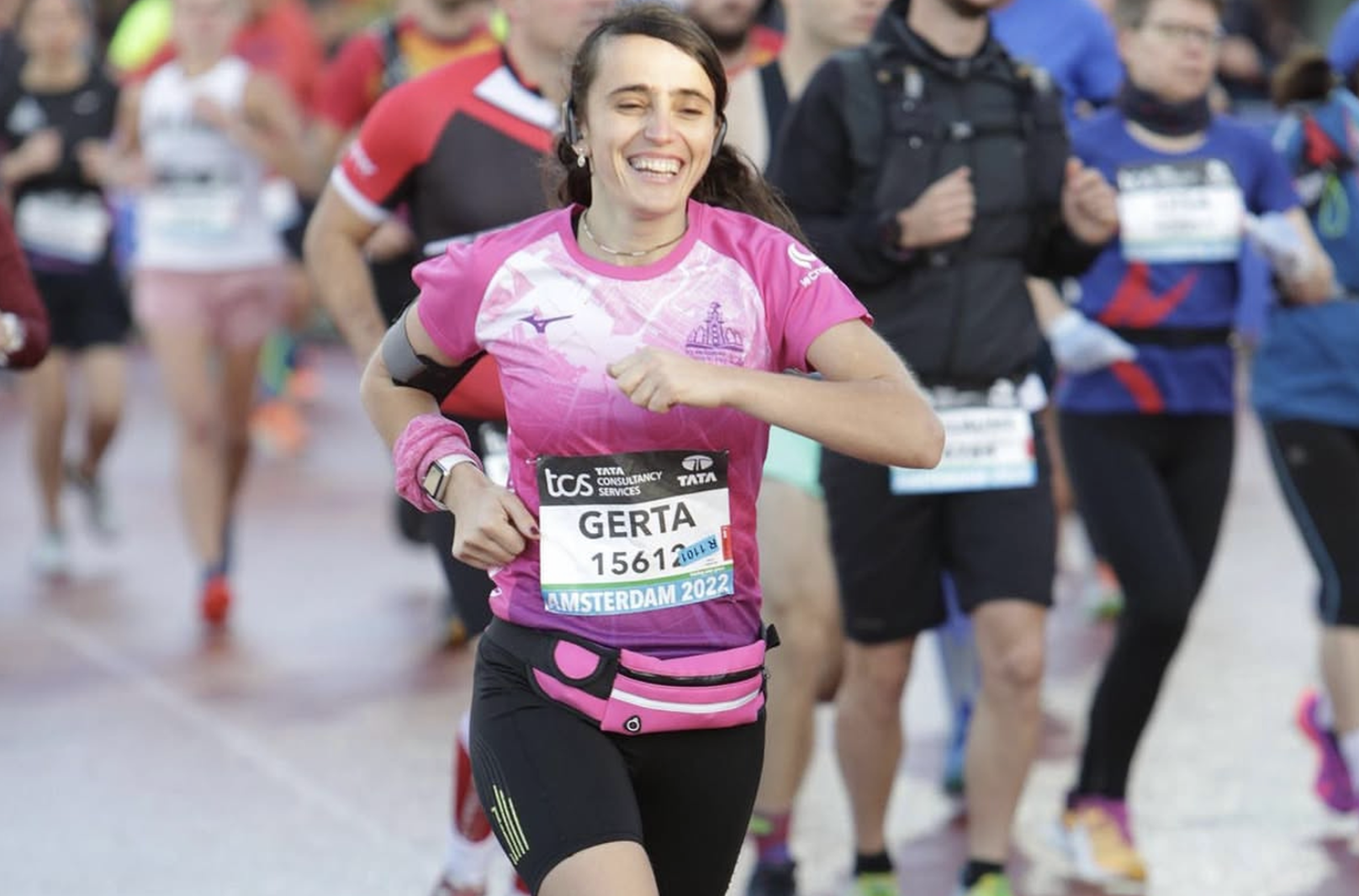 Running the Amsterdam marathon
